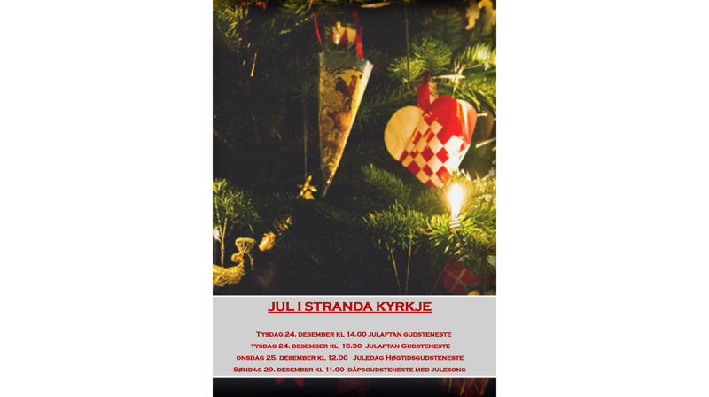 Jul i Stranda kyrkje