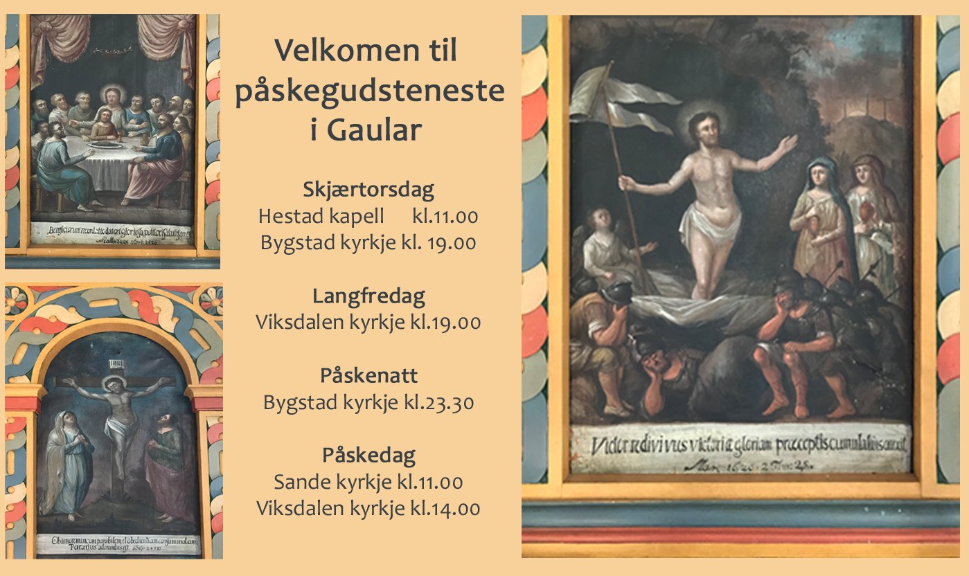 Velkomen til påskegudsteneste!
