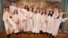 Konfirmanter i Svalbard kirke våren 2024, foto: Anja C. Markussen Hansen/Svalbardposten