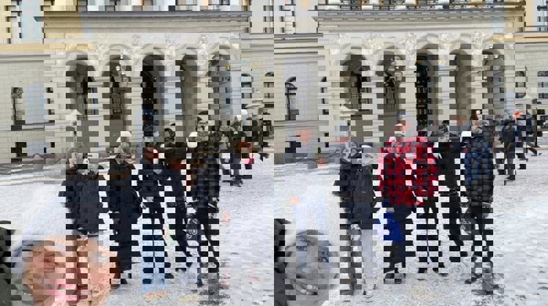 Konfirmantene på tur!