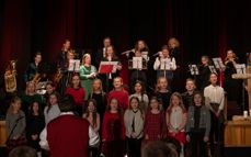 Polargospel i samarbeid med Longyearbyen storband.