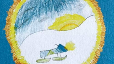 Årets solfestlogo, laget av Sofie Maudal