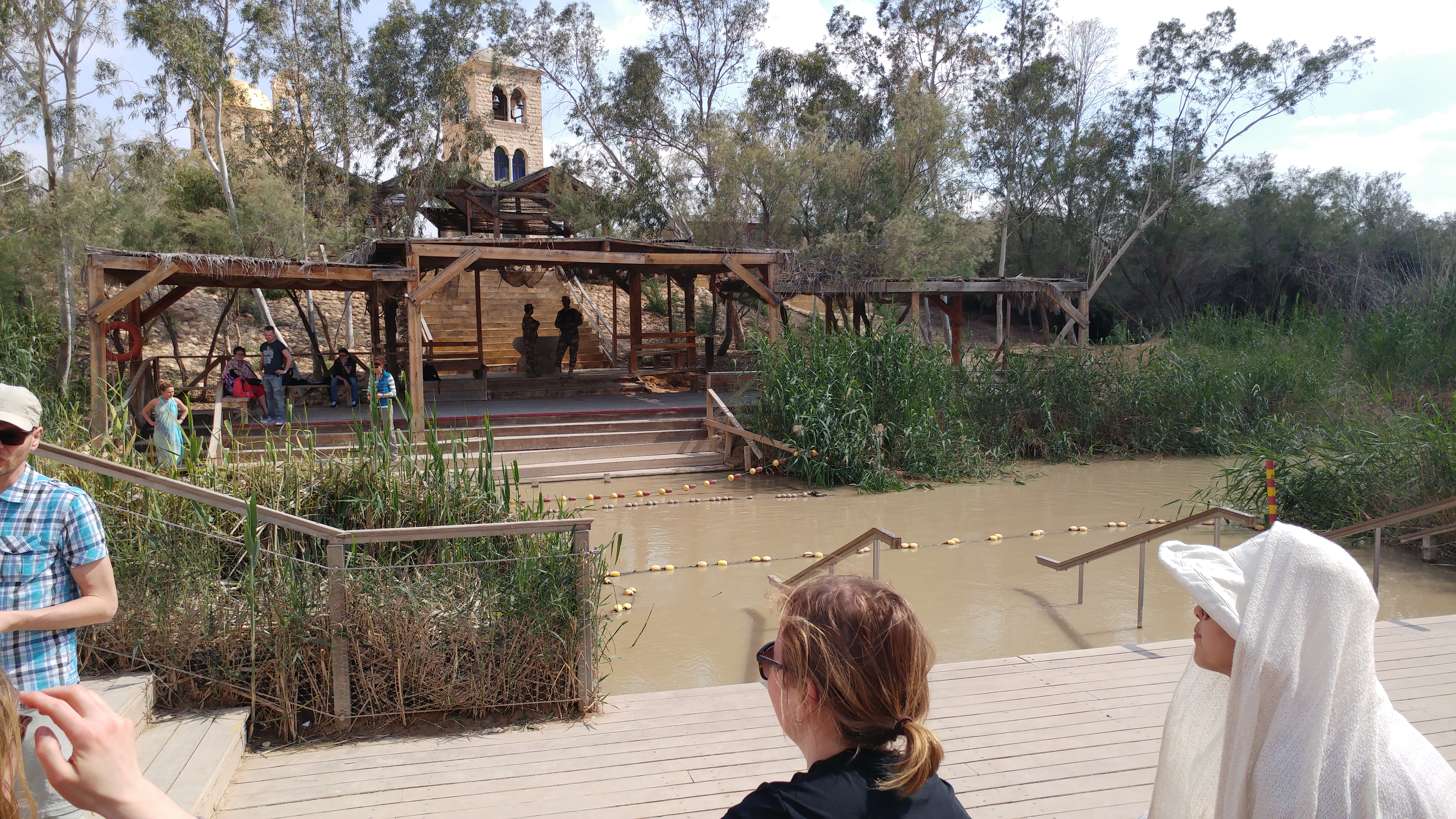 Qasr el Yahud ved bredden av Jordanelven regnes som det tradisjonelle stedet for Jesu dåp. Foto: Andreas Nornes