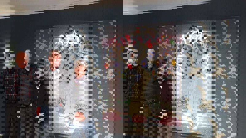 Nydelig utsmykning for Kirkestua