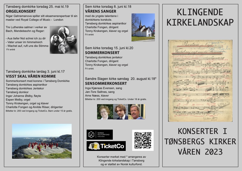 Konserter i kirkene i Tønsberg