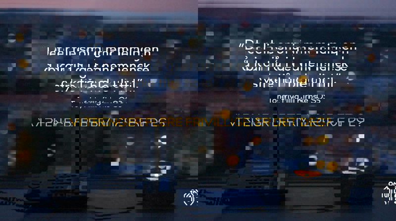 Er du en å snakke med? Bli frivillig i Kirkens SOS