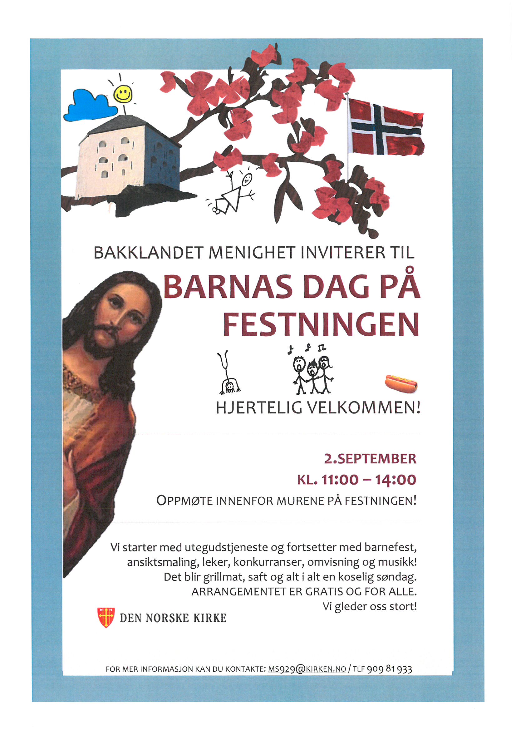 Ta med hele familien til Barnas dag på festningen søndag 2. september!