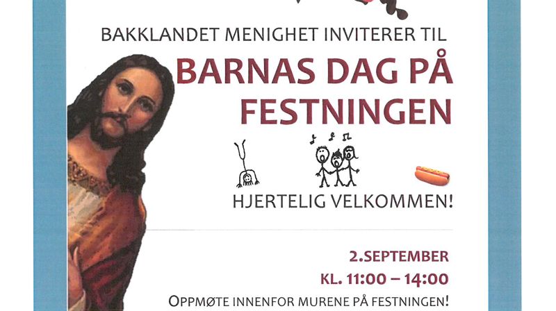 Ta med hele familien til Barnas dag på festningen søndag 2. september!