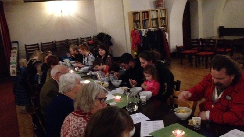 Biskopen fortalte julehistorie