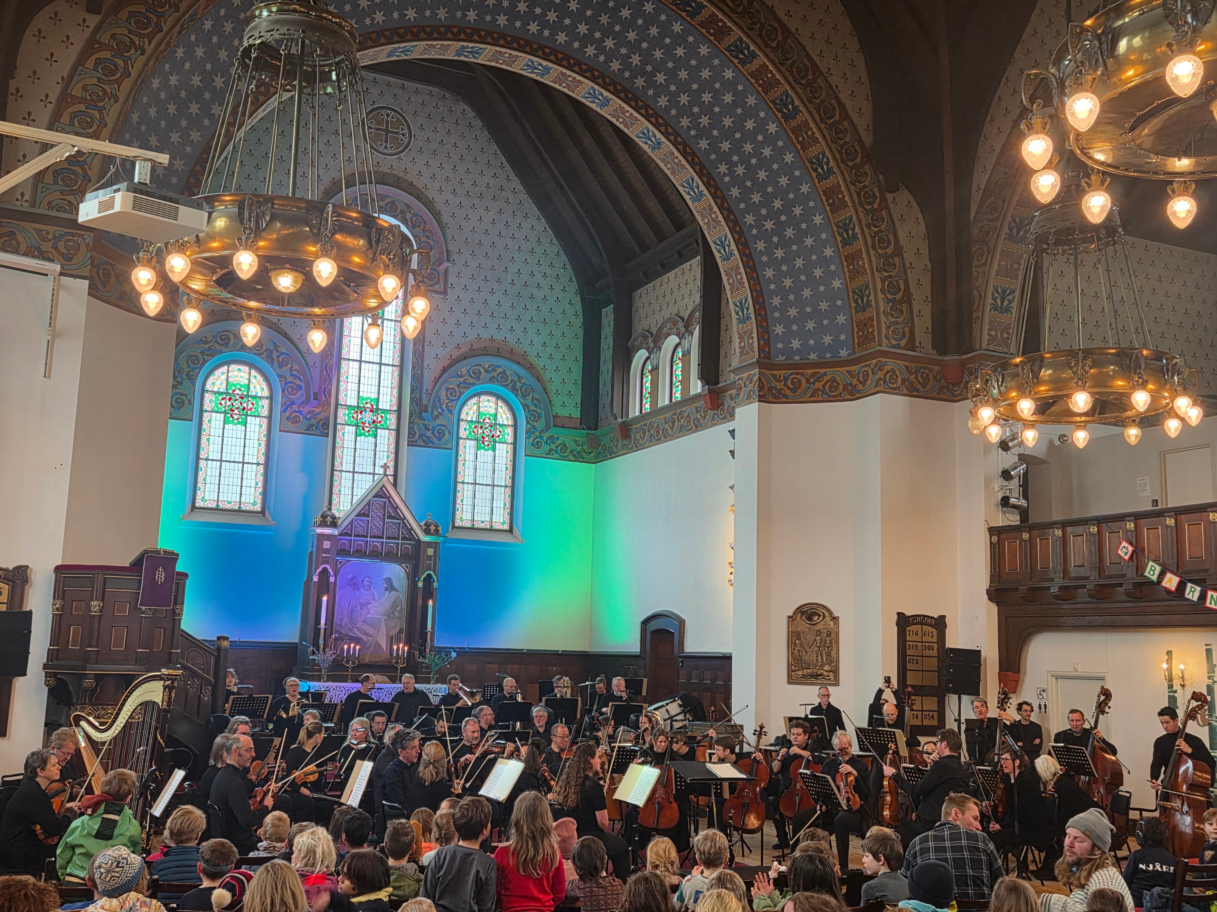 Fra vårens konsert med Trondheim Symfoniorkester i Barnas Katedral
