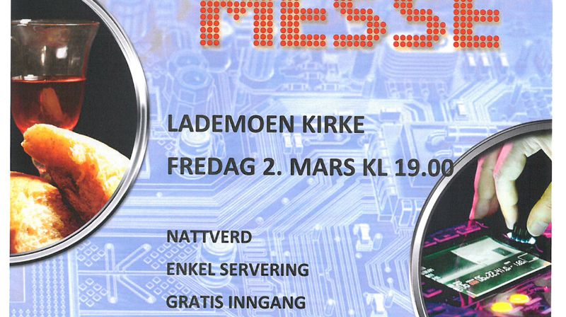 Electromesse Lademoen kirke fredag 2.mars