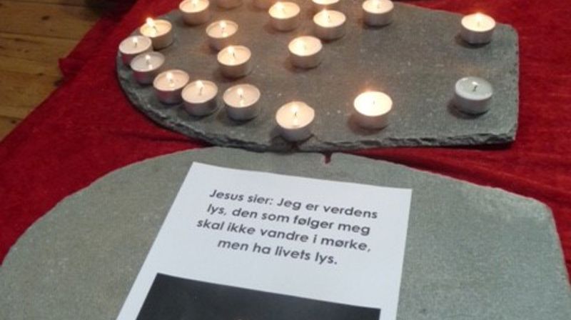 Pilegrimsvandring med konfirmanter