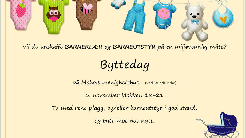 Vil du anskaffe BARNEKLÆR og BARNEUTSTYR på en miljøvennlig måte?