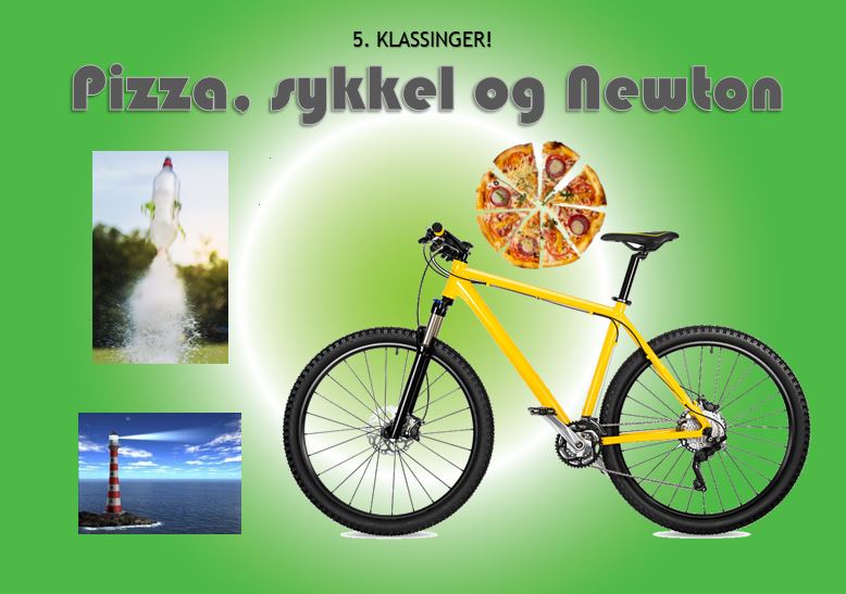 Pizza, sykkel og Newton for 5. klassinger i Berg