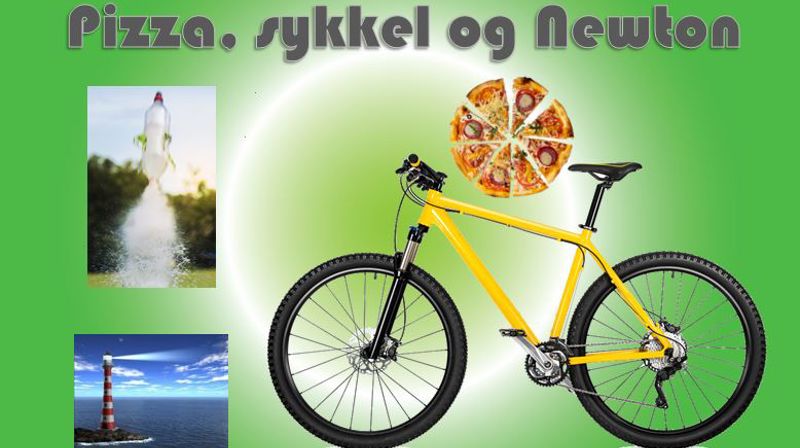 Påmeldingsbekreftelse Pizza, sykkel og Newton