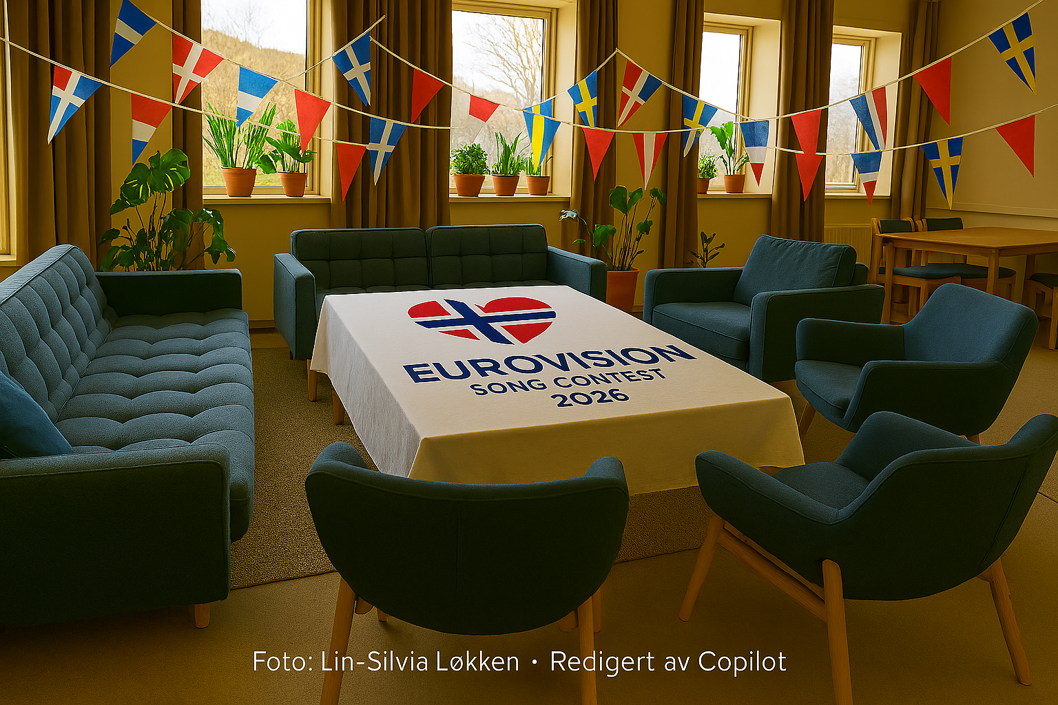 Eurovision Song Contest - kom og se finalen i kirka lørdag 16. mai fra klokken 20.30!