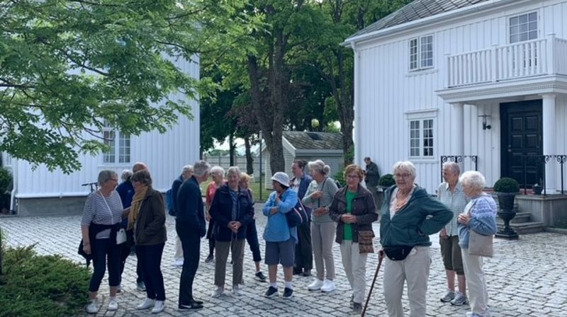Menighetens hyggetreff har vært på vårtur til Fosen!