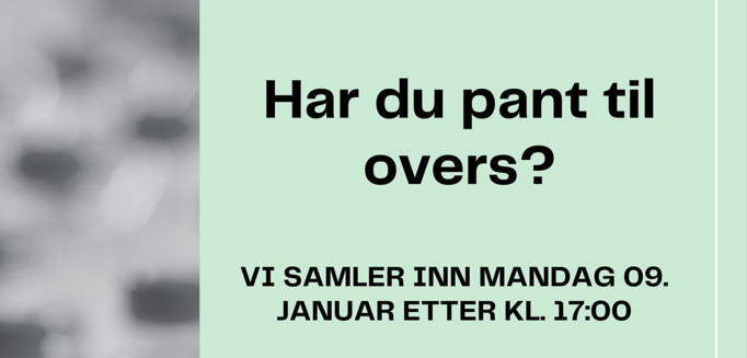 Flaskeinnsamling til inntekt for Shelter ungdomsklubb 9.1.23