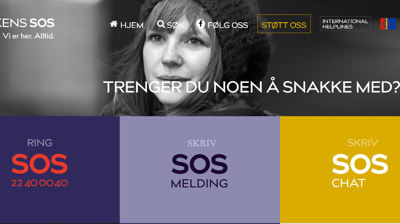 Kirkens SOS - snakk med noen når livet er som verst!