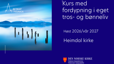 Ønsker du å fordype deg i eget tros- og bønneliv?