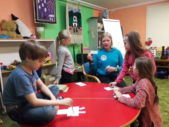 Barnegruppe i Mustamäe