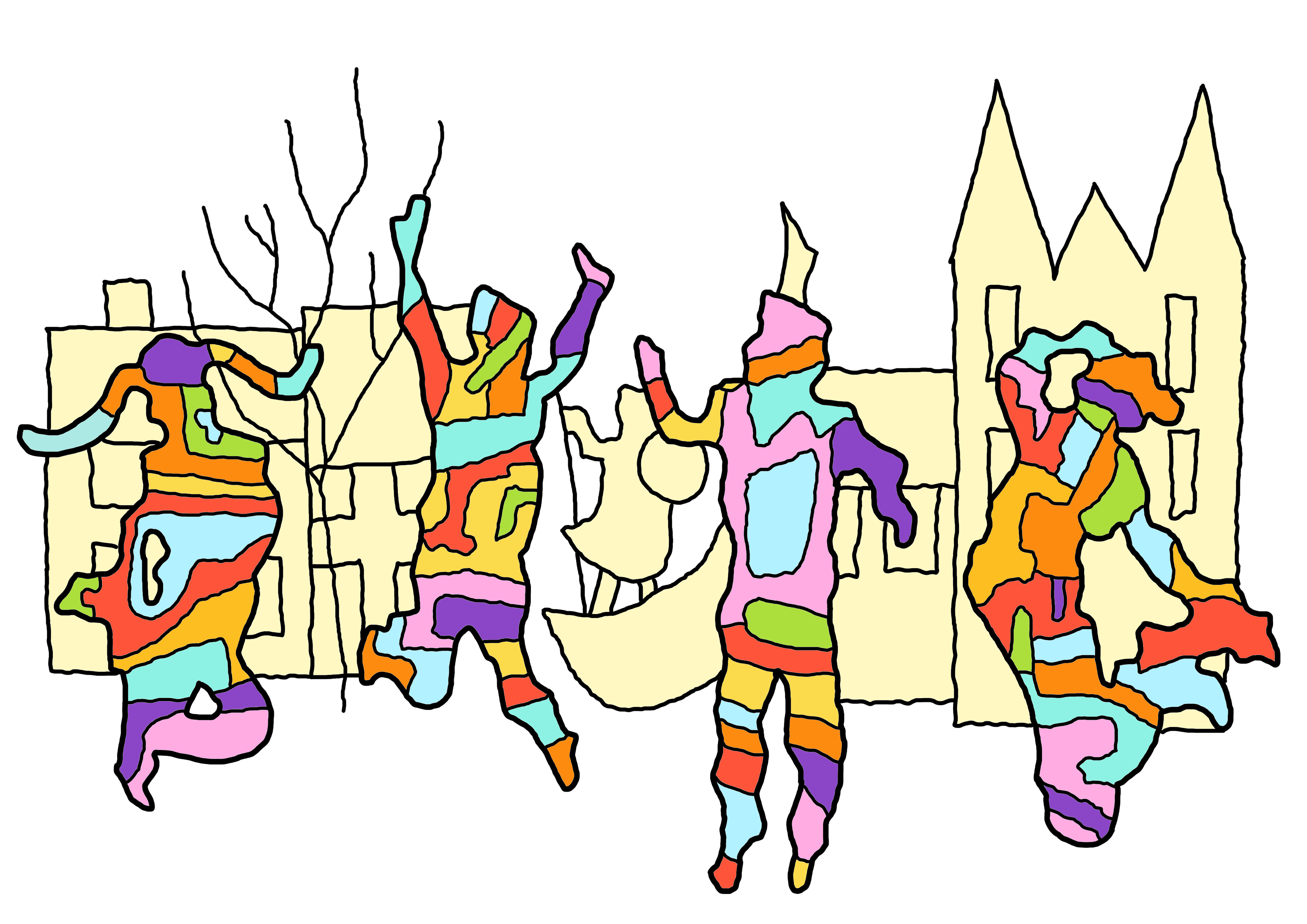 Barnekorets egne logo, tegnet av Frode Nilsen