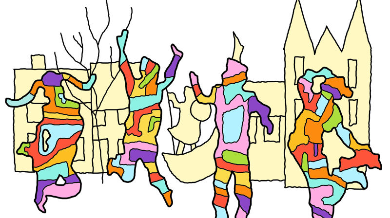 Barnekorets egne logo, tegnet av Frode Nilsen