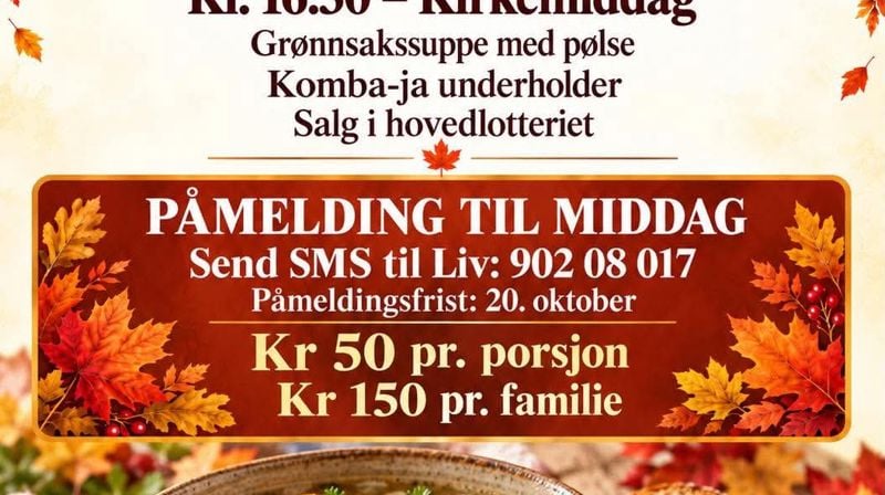 Kirkemiddag i Høstfestivalen
