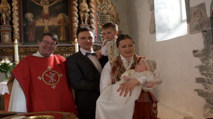 Dåp i Lade kirke - nå også i egne gudstjenester