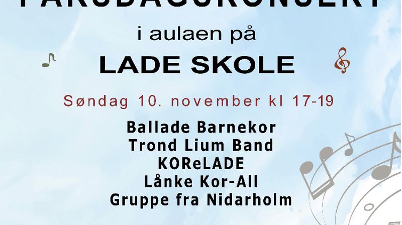 Velkommen til FARSDAGSKONSERT