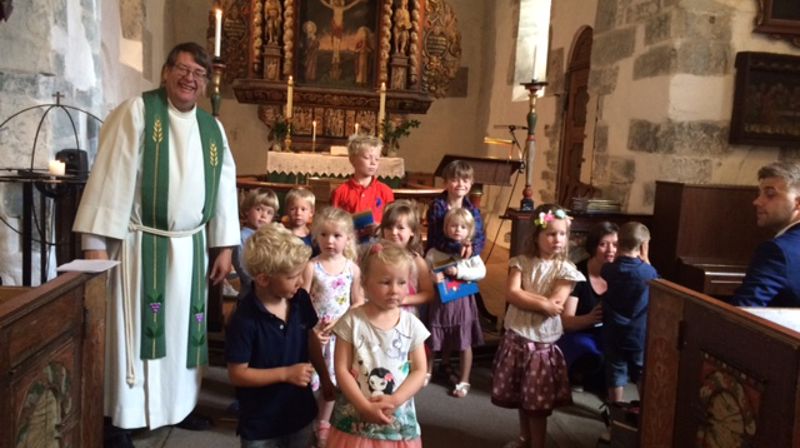 4-åringene fikk "Min kirkebok"