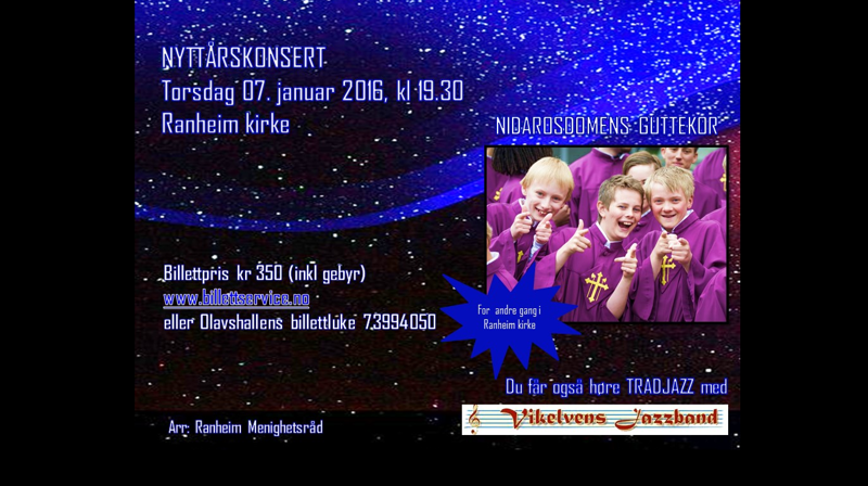 Suksess for nyttårskonserten i Ranheim kirke