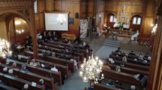 Visitasgudstjeneste søndag 9. februar 2020 etter biskopens møte med Strinda, Berg og Strindheim menigheter.  Foto: Ø. Sørensen