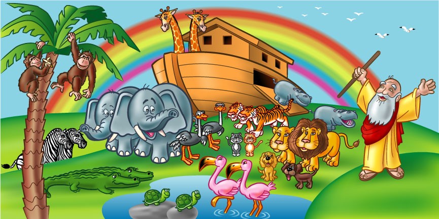 Noa dyrene arken og regnbuen.jpg