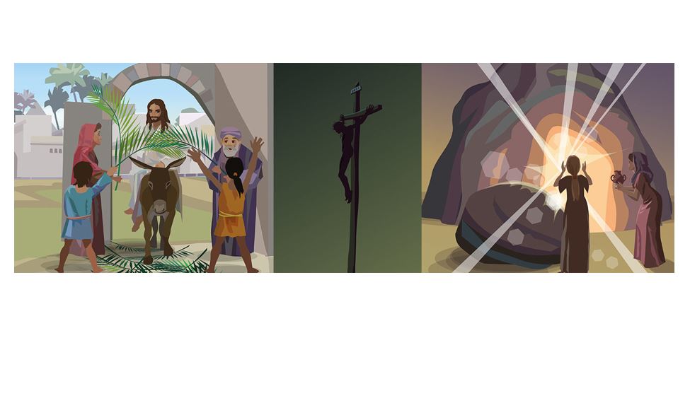 Påskequiz og fortellinger fra Bibelen