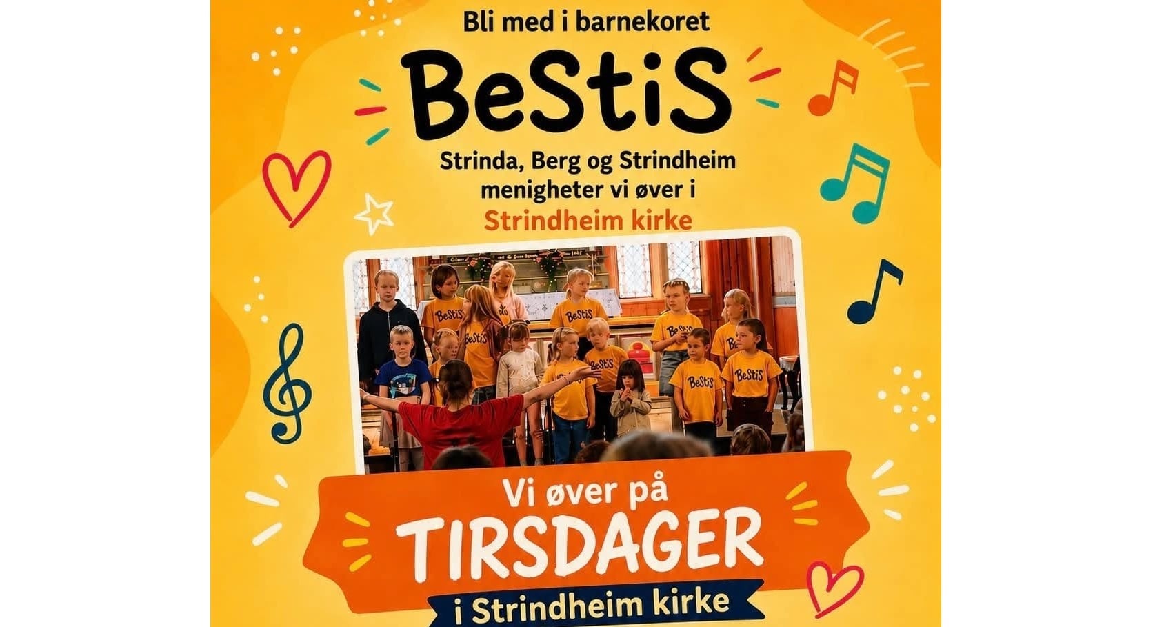Bli med i barnekoret BeStiS!