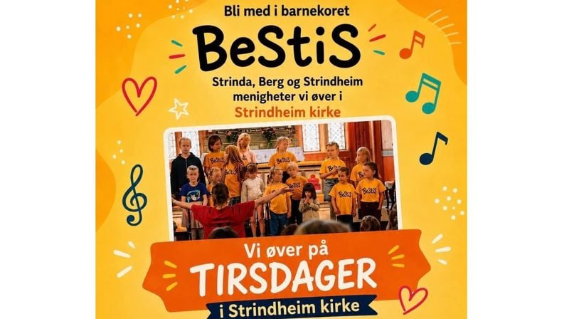 Bli med i barnekoret BeStiS!