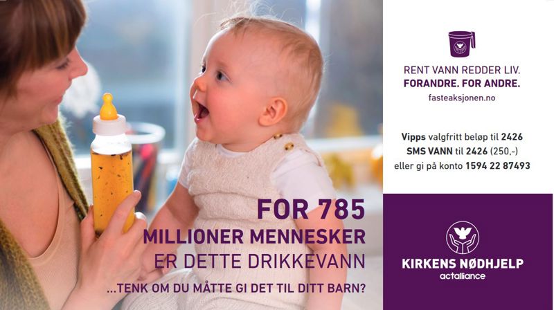 Bli med å støtte menighetenes innsamlingsaksjon til Kirkens Nødhjelp!