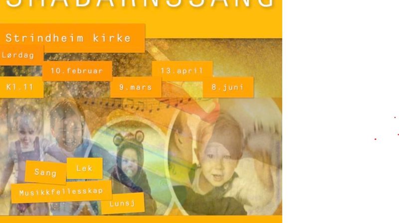 1-3 åringer er velkommen til Småbarnssang