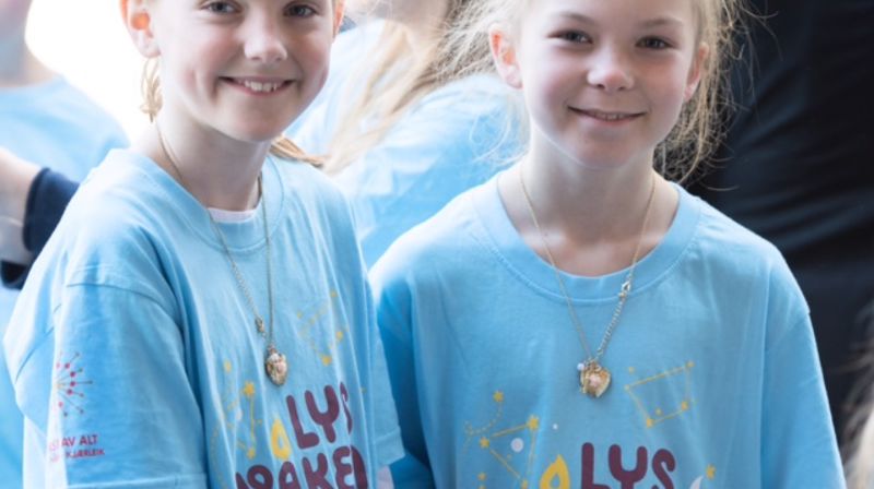 Det er stor stas å være sammen på Lys våken! (Foto: Andreas Buarø)