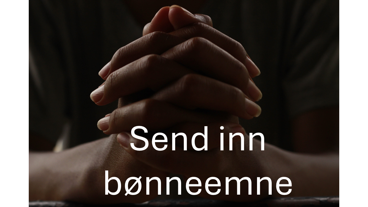 Send inn bønneemne
