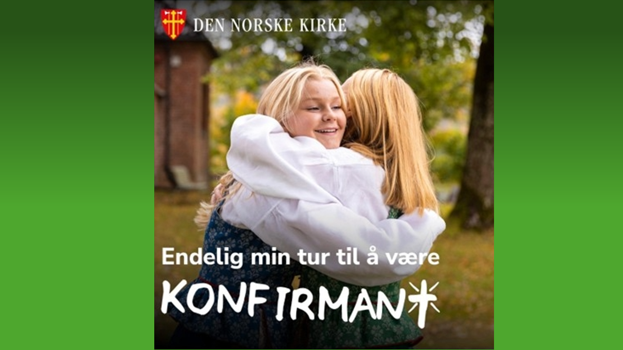 Påmelding til konfirmasjon