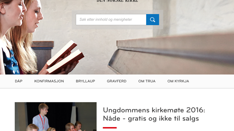 Faksimile kirke.no