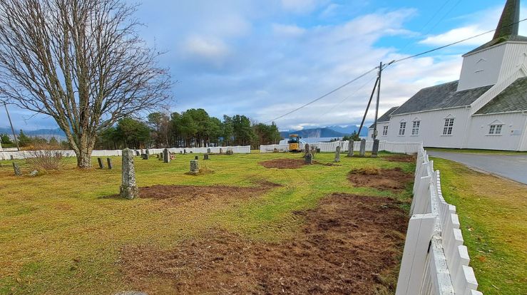 Korsnes kirkegård, den eldste.