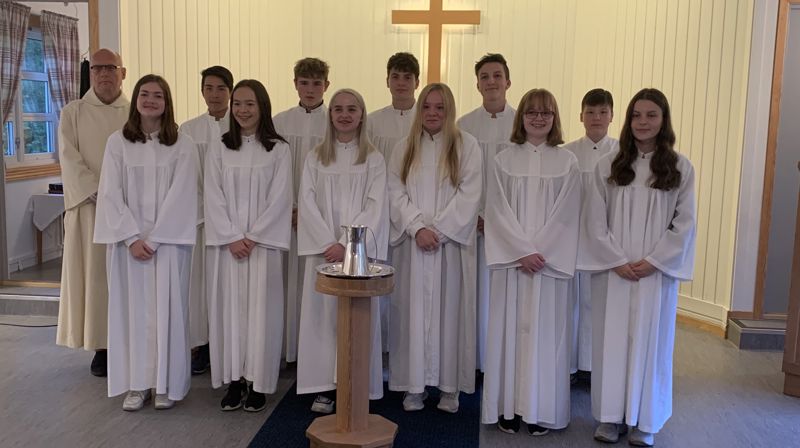 Konfirmanter i Drag/Helland 2020