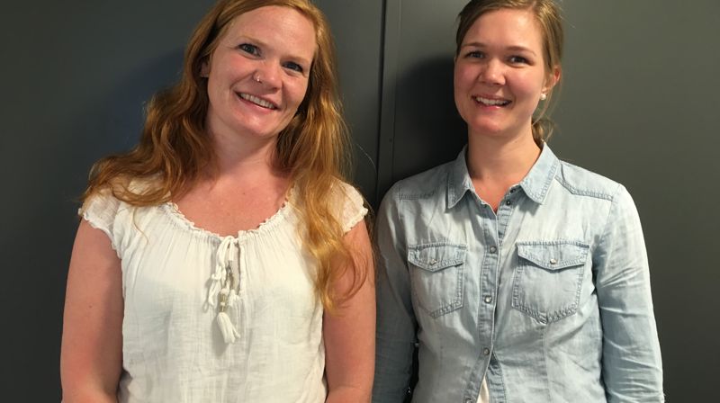 Ragne Øybekk Sander og Anna Spilling