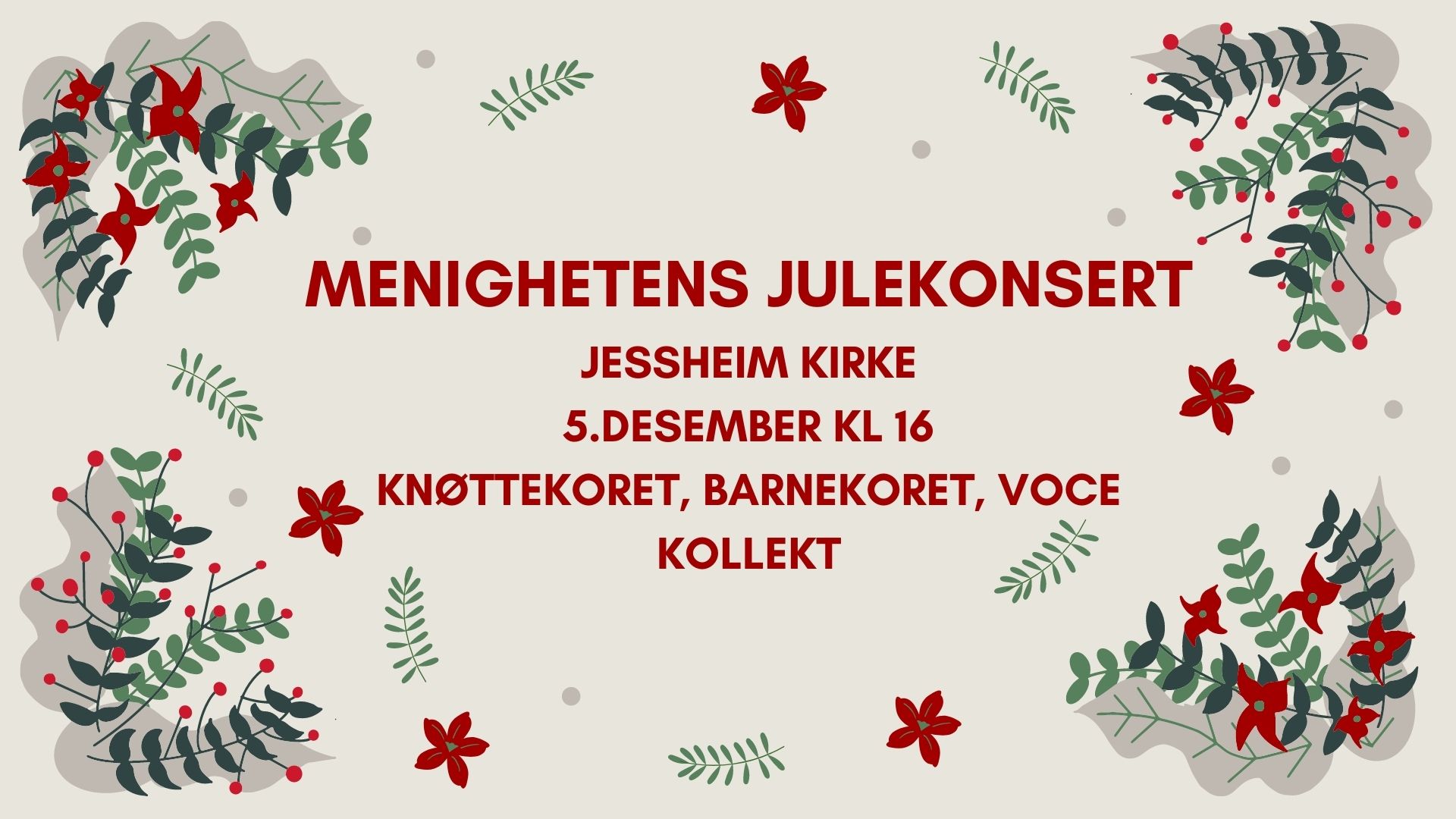 Menighetens julekonsert