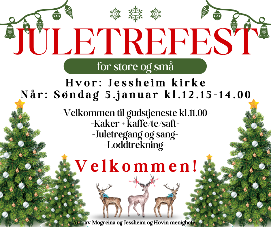 Juletrefest for store og små