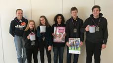 Selma M. Belhadi, Amalie A. Fjeld, Marie E. Grandetrø, Filip F. Da Silva, Erlend D. Hansen, Oliver E. Kolstad, konfirmanter i Hovin og Mogreina menigheter, er klare for å gjøre en innsats!