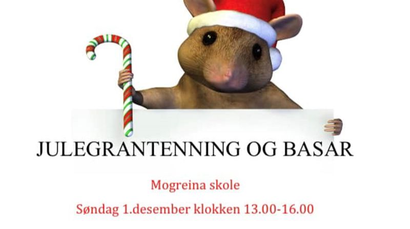 Julegrantenning og basar